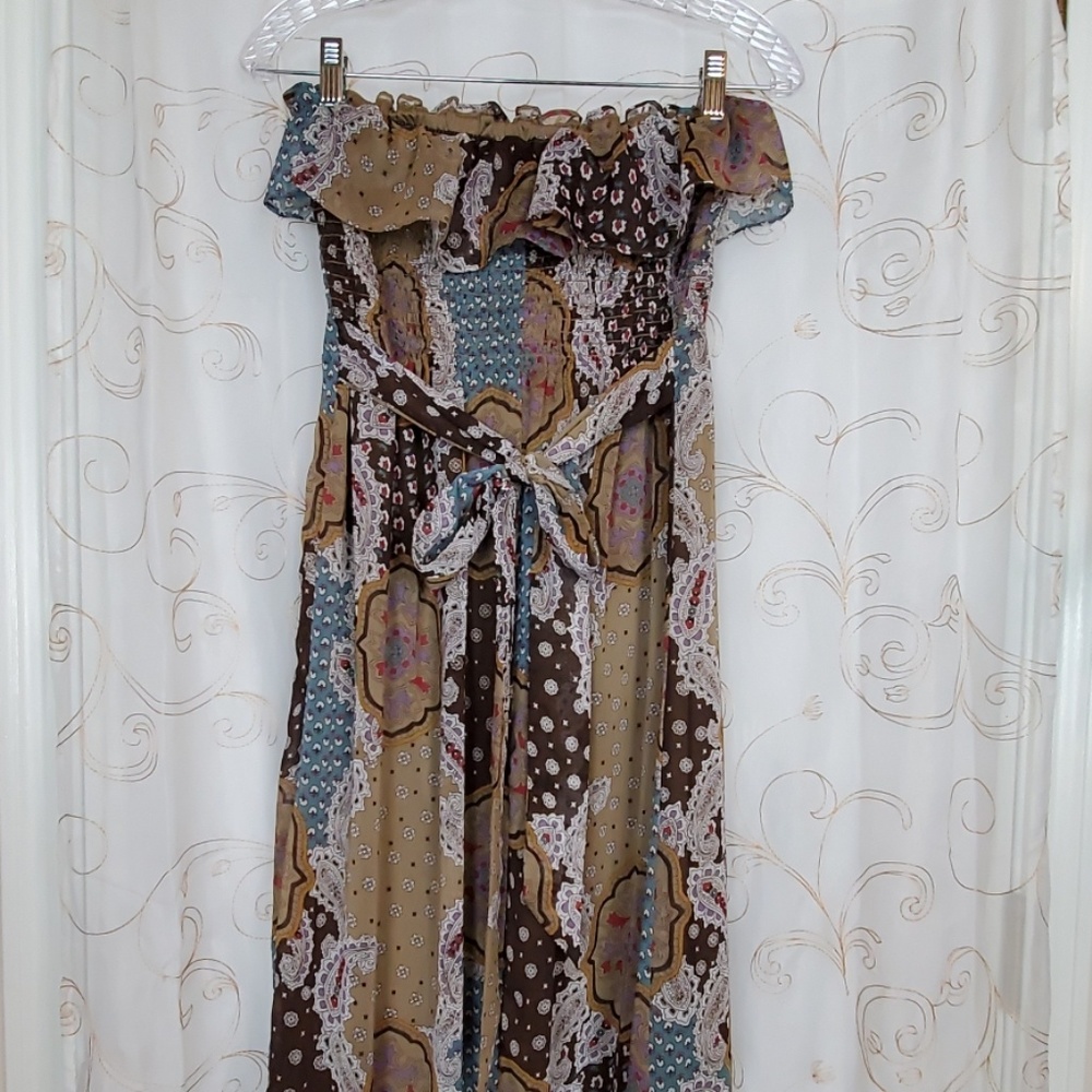 Bella Du Jour Strapless Maxi Sundress - Picture 5 of 7
